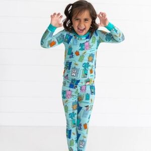 Little Sleepies Disney Monsters Inc, Scream Team Two Piece Pj Set/ 3T